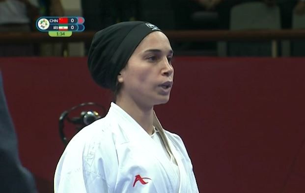 جاکارتا 2018/ مدال نقره رزیتا علیپور در کاراته وزن 61 کیلوگرم