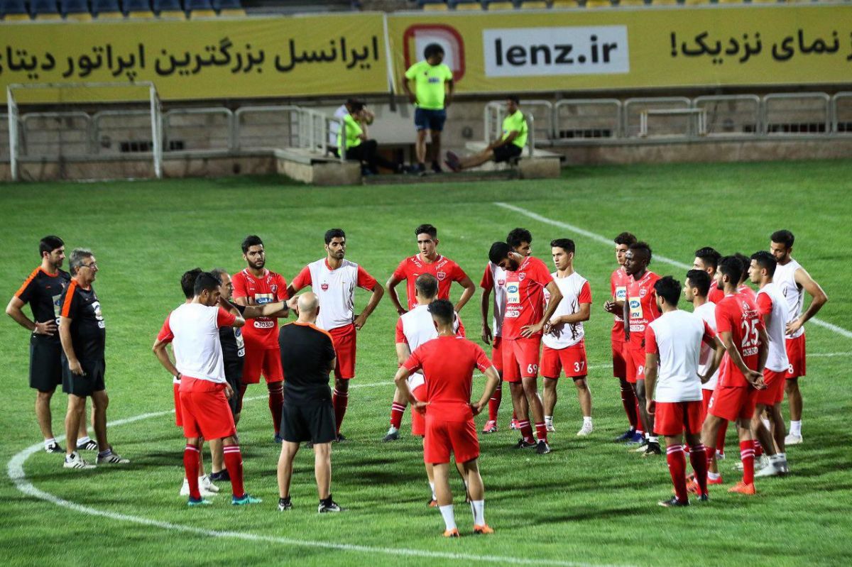 دلیل لغو تمرین امروز پرسپولیس