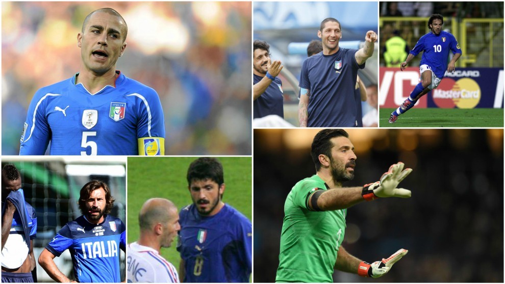 قهرمانان ایتالیا درسال 2006، کجا هستند؟ 3فوتبالیست ،11 مربی و4 کارشناس