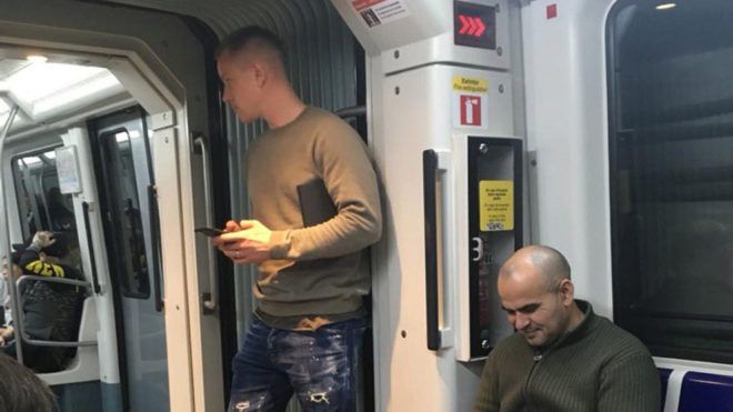 عکس: تر اشتگن در مترو بارسلونا