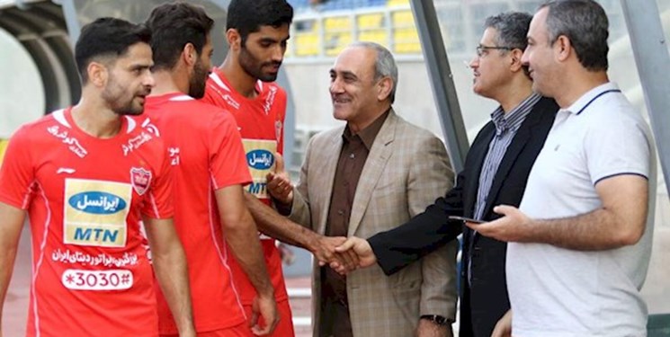 گرشاسبی در تمرین پرسپولیس حاضر شد