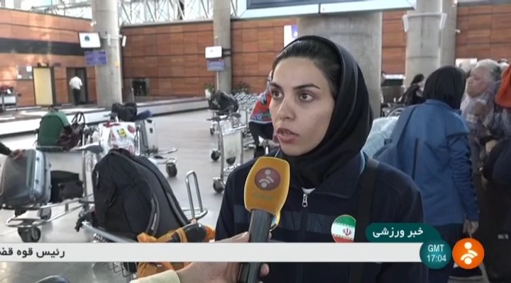 بازگشت تیم فوتبال دانشجویان دختر ایران پس از قهرمانی جهان