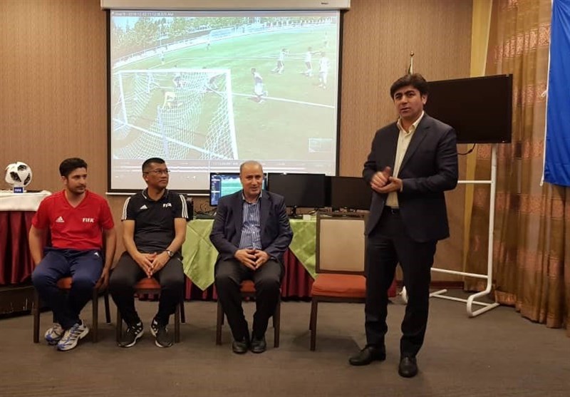 حضور رئیس فدراسیون فوتبال در دوره آموزشی VAR/ تاج: می‌خواهیم اشتباهات داوری به حداقل برسد