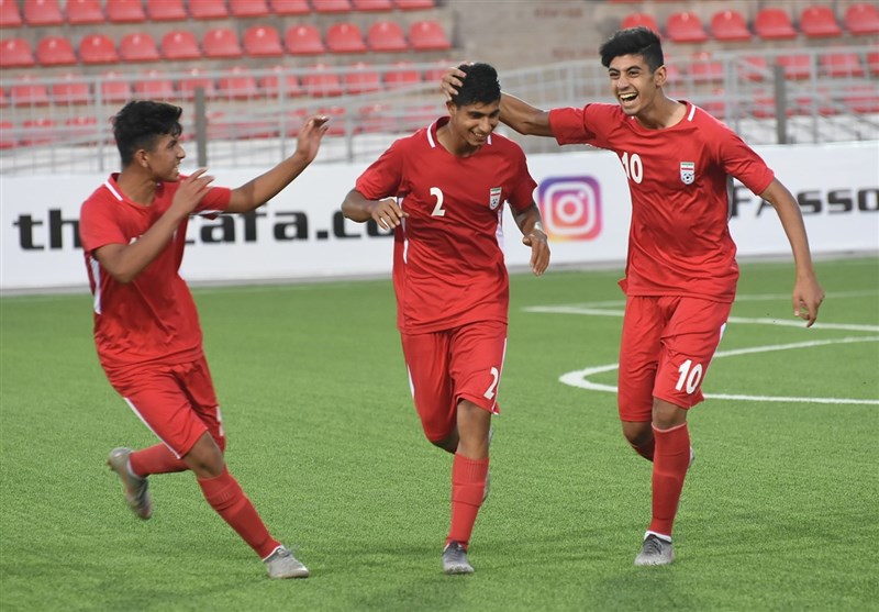 پیروزی تیم فوتبال نوجوانان ایران در دیداری دوستانه