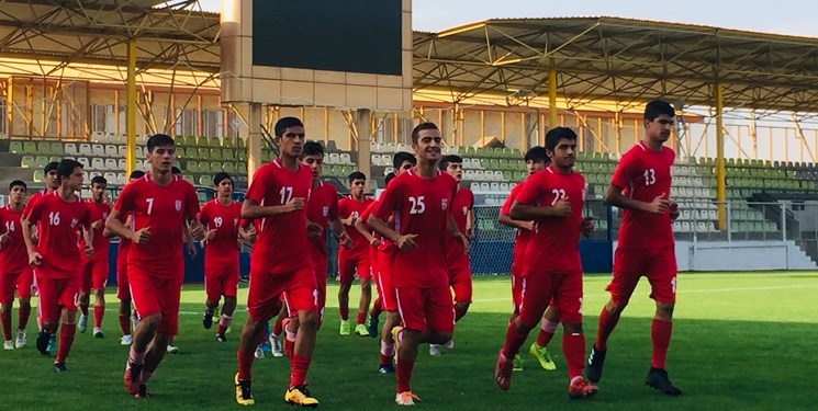 تمرین رسمی نوجوانان ایران برگزار شد