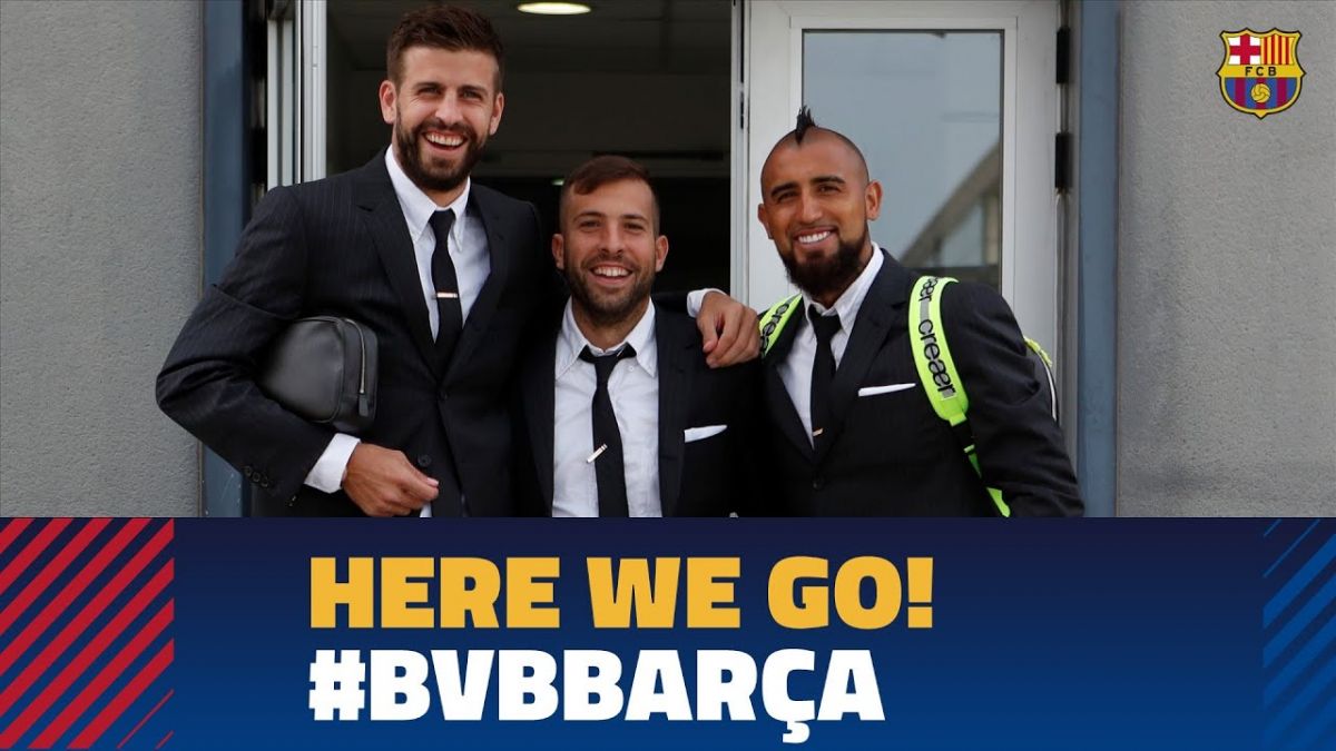 سفر بازیکنان بارسلونا به آلمان برای تقابل با دورتموند
