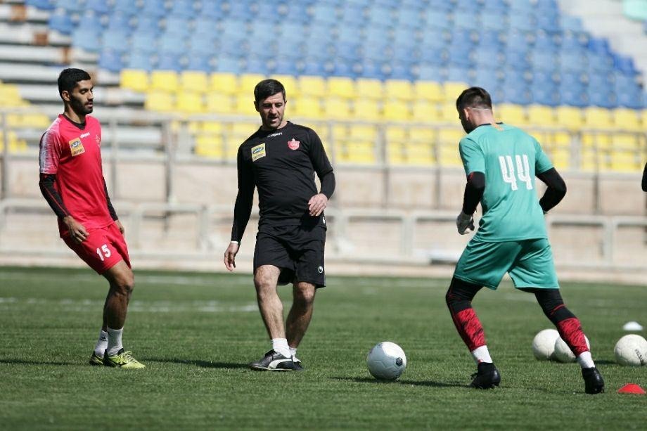 گزارش تمرین پرسپولیس/ تبریک سرخپوشان به کریم باقری در روز تمرین پرفشار پرسپولیس