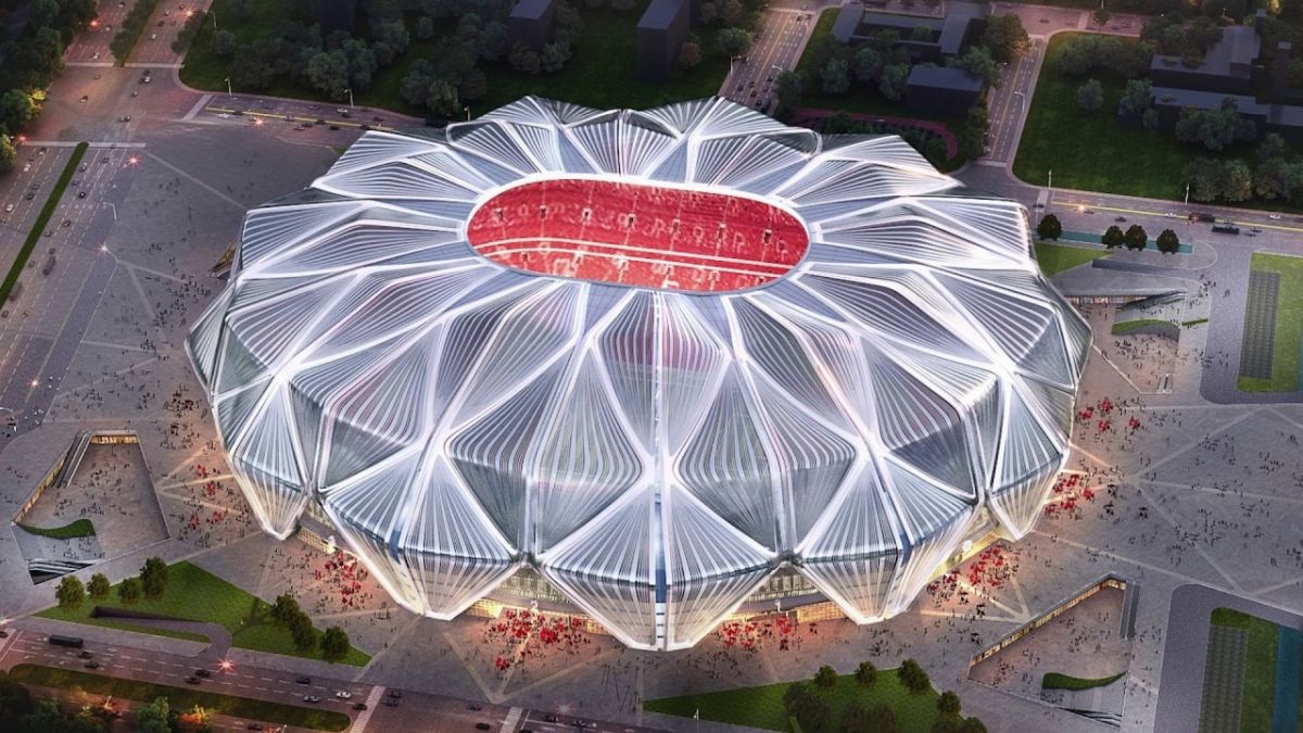 ساخت یکی از پیشرفته ترین ورزشگاه های جهان در چین