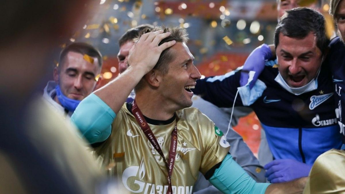 شکستن کاپ قهرمانی جام حذفی روسیه توسط ایوانوویچ کایپتان زنیت
