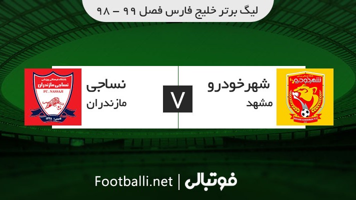 خلاصه بازی شهر خودرو 0-0 نساجی مازندران