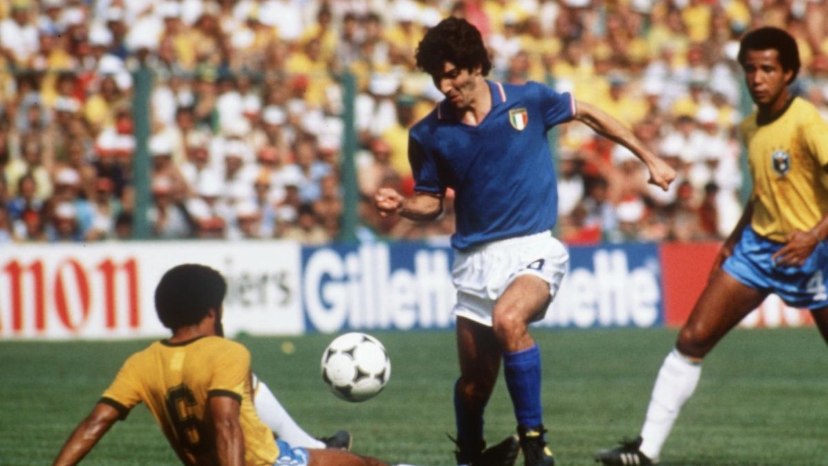 ایتالیا 3-2 برزیل (هت تریک تاریخی پائولو روسی - جام جهانی 1982)