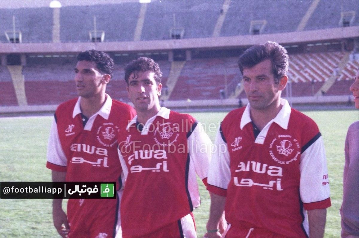  حميداستيلى، بهروزرهبريفرد و مهدى هاشمى نسب با پيراهن پرسپوليس در فصل ٧٨-٧٧