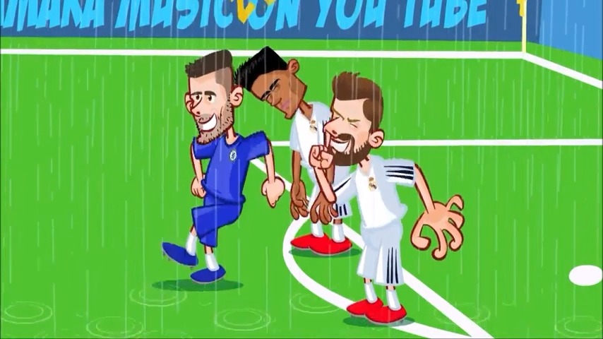 انیمیشن طنز بازی رئال مادرید 1-1 چلسی