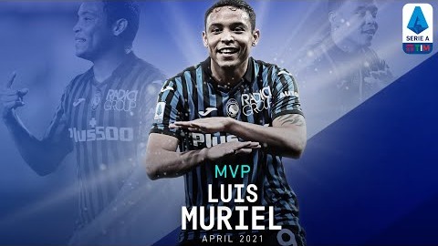 لوئیس موریل بازیکن برتر سری آ در ماه آوریل 2021