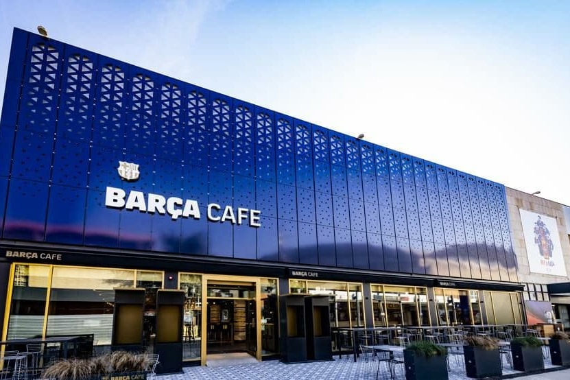 رونمایی از کافه لاکچری باشگاه بارسلونا در اسپانیا (عکس)