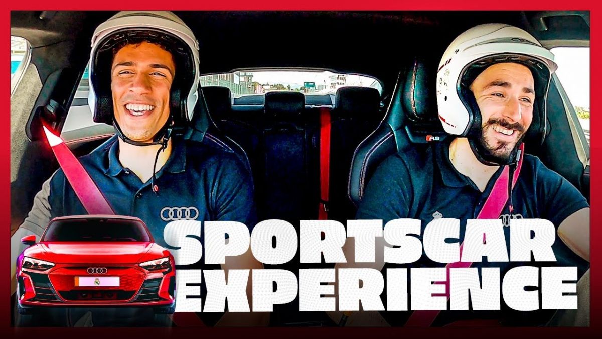 مسابقه اتومبیل رانی بازیکنان رئال مادرید با خودروهای آئودی