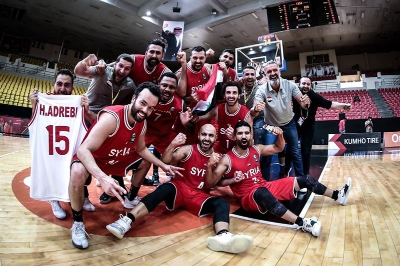 بسکتبال انتخابی کاپ آسیا/ سوریه پس از ایران صعود کرد
