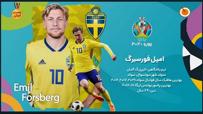 امیل فورسبرگ، ستاره تیم ملی سوئد