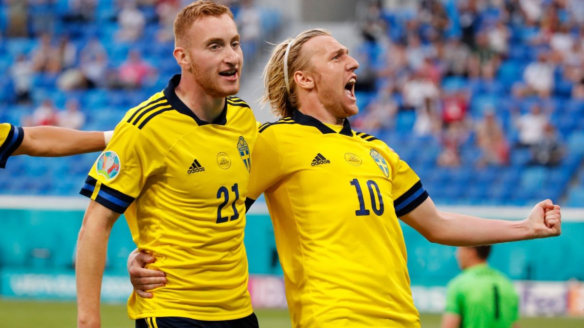 گل دوم سوئد به لهستان (دبل فورسبرگ)
