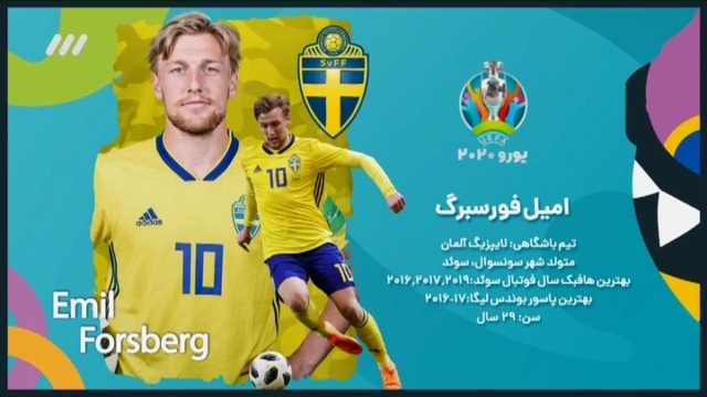 امیل فورسبرگ ، ستاره جدید تیم ملی سوئد