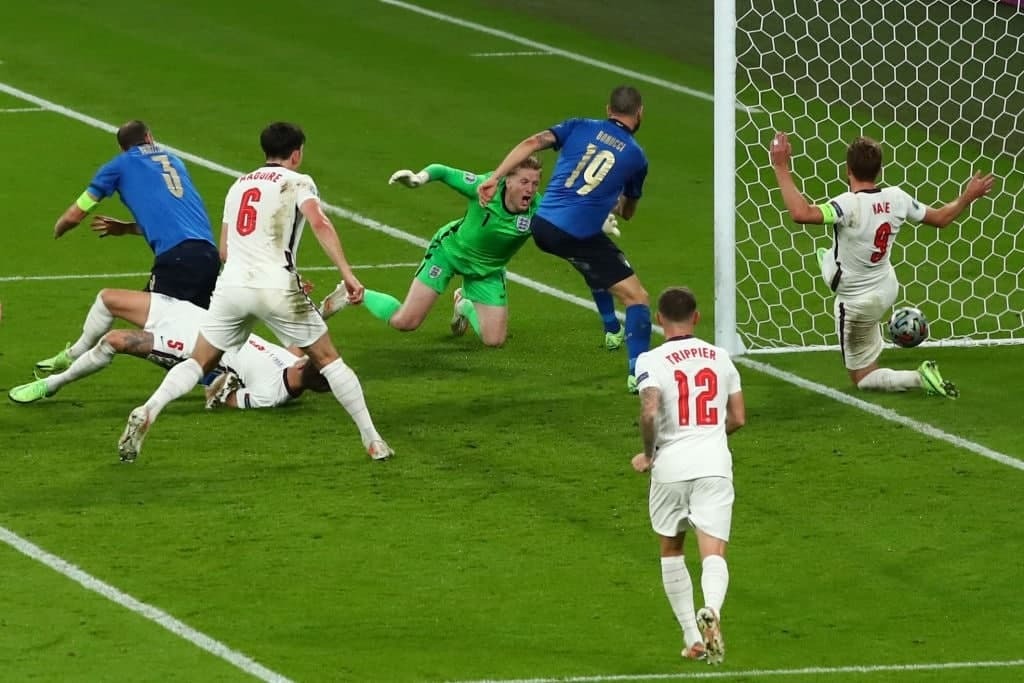 عکس؛ اولین گل بونوچی در یورو 2020؛ نجات ایتالیا از شکست در 90 دقیقه