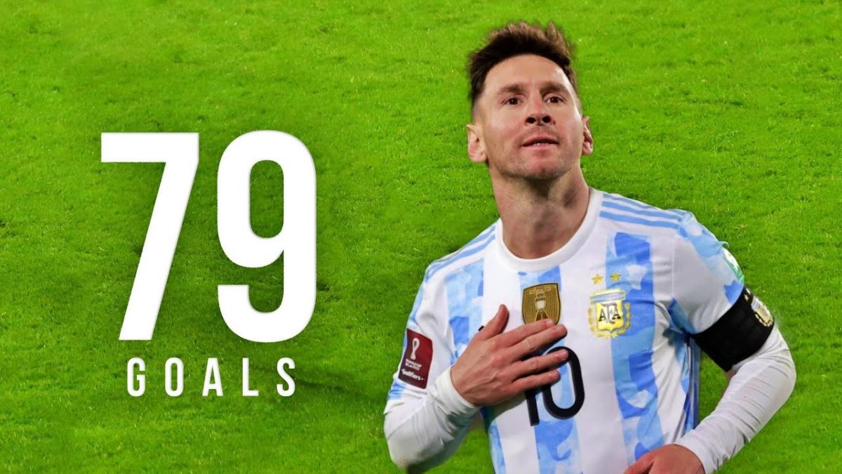79 گل لیونل مسی برای تیم ملی آرژانتین