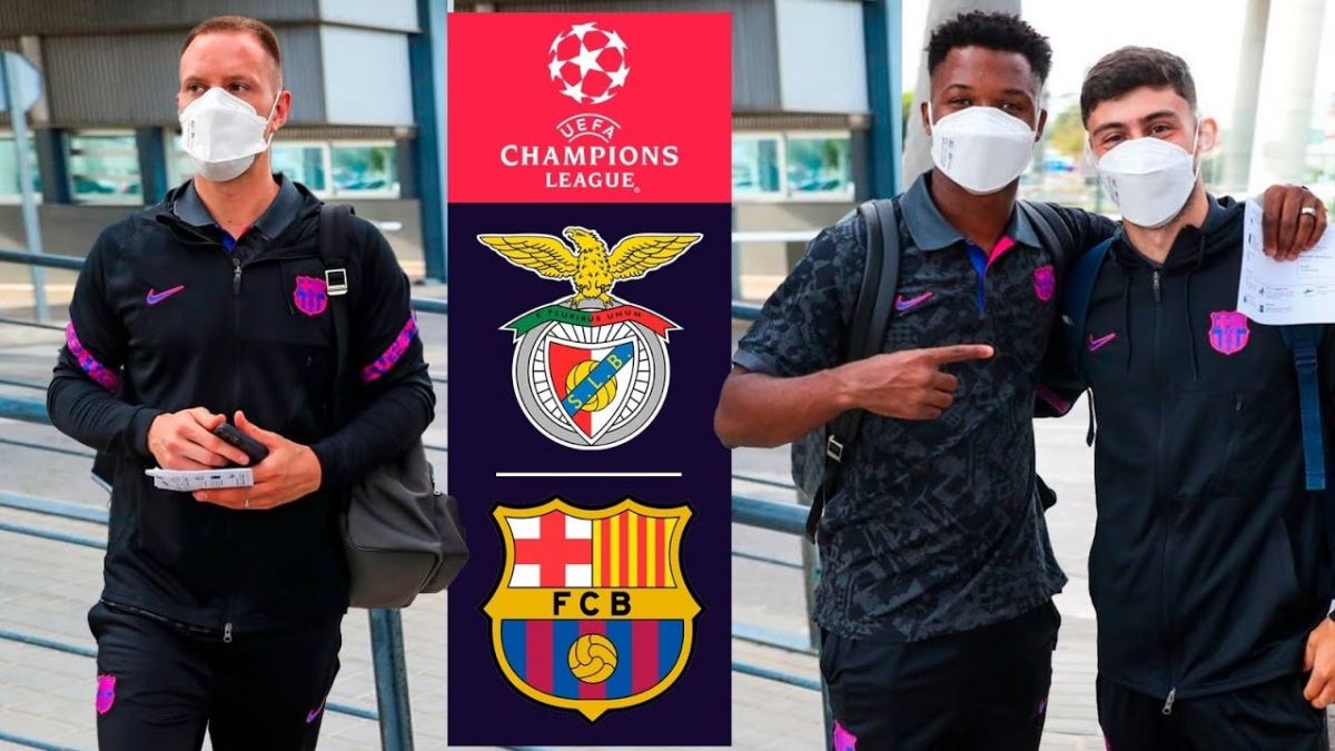 سفر بازیکنان بارسلونا به پرتغال برای تقابل با بنفیکا