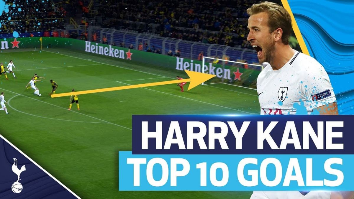 10 گل برتر هری کین در رقابت های اروپایی