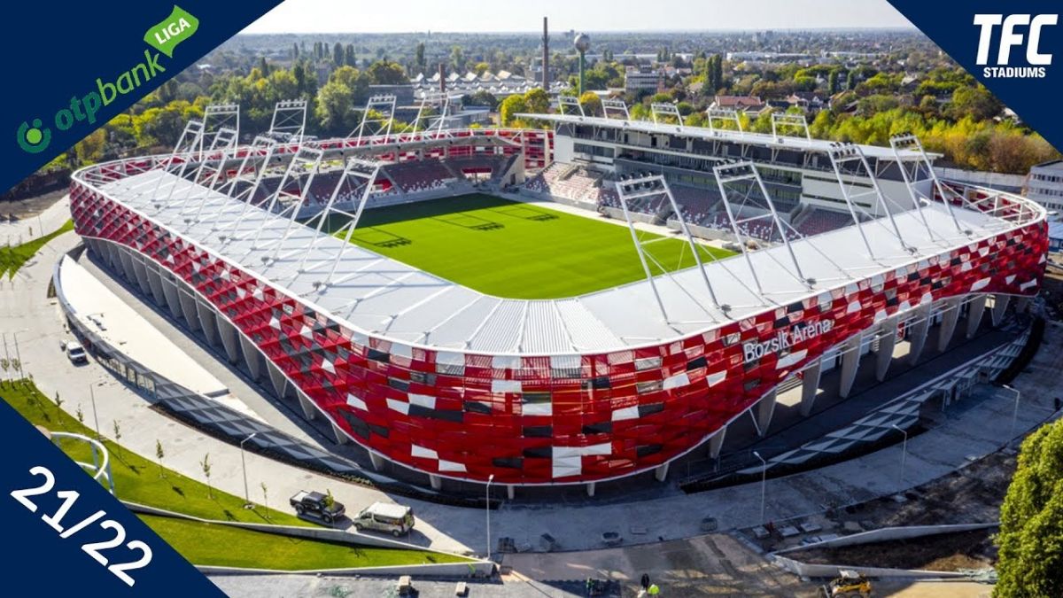 استادیوم های لیگ فوتبال مجارستان در فصل 22-2021