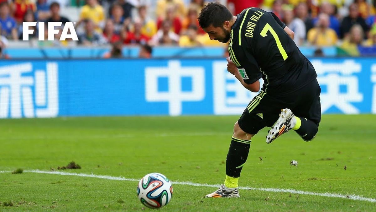 گل داوید ویا مقابل استرالیا در جام جهانی 2014 از زوایای مختلف