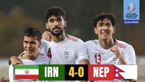 گلهای بازی تیم امید ایران 4-0 امید نپال