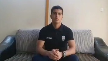 گفت و گو با حسین نخودکار زننده دو گل دیروز تیم امید ایران به امید نپال