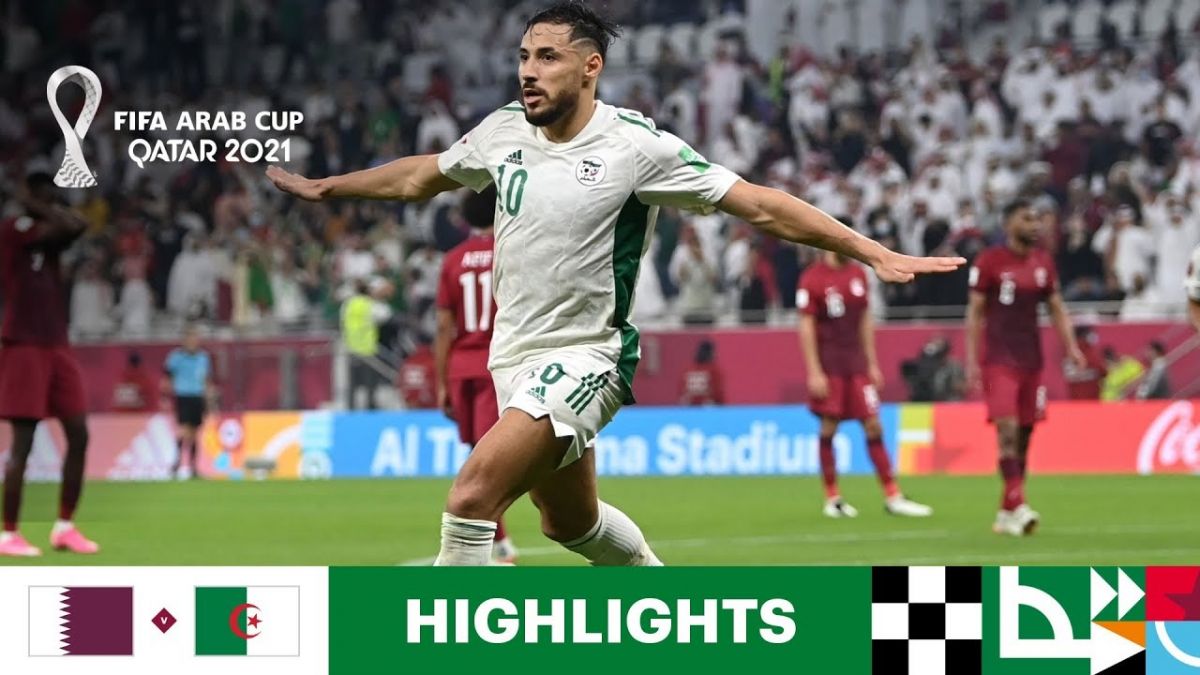 خلاصه بازی قطر 1-2 الجزایر (نیمه نهایی جام جهانی عرب 2021)
