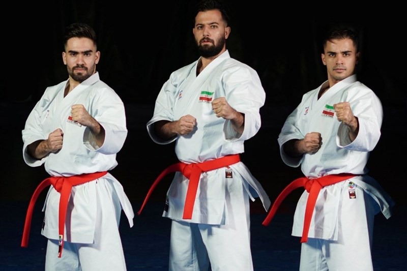 کاراته قهرمانی آسیا| کاتای تیمی مردان فینالیست شد/ تلاش بانوان برای مدال برنز