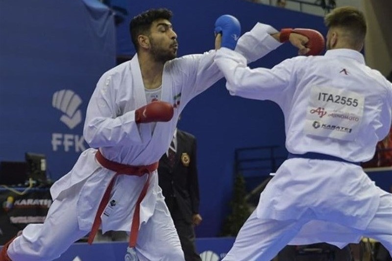 کاراته قهرمانی آسیا| شکست اباذری برابر نماینده عربستان/ نقره سنگین وزن به ایران رسید