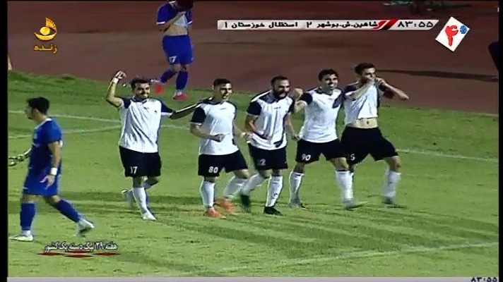 گلهای بازی شاهین بوشهر 2-1 استقلال خوزستان