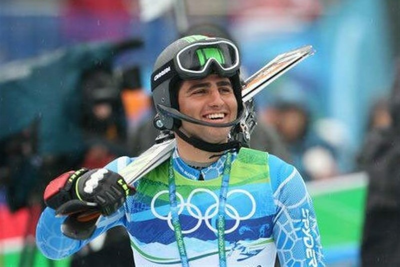 حسین ساوه شمشکی نماینده اسکی آلپاین ایران در المپیک زمستانی شد