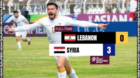 خلاصه بازی لبنان 0-3 سوریه