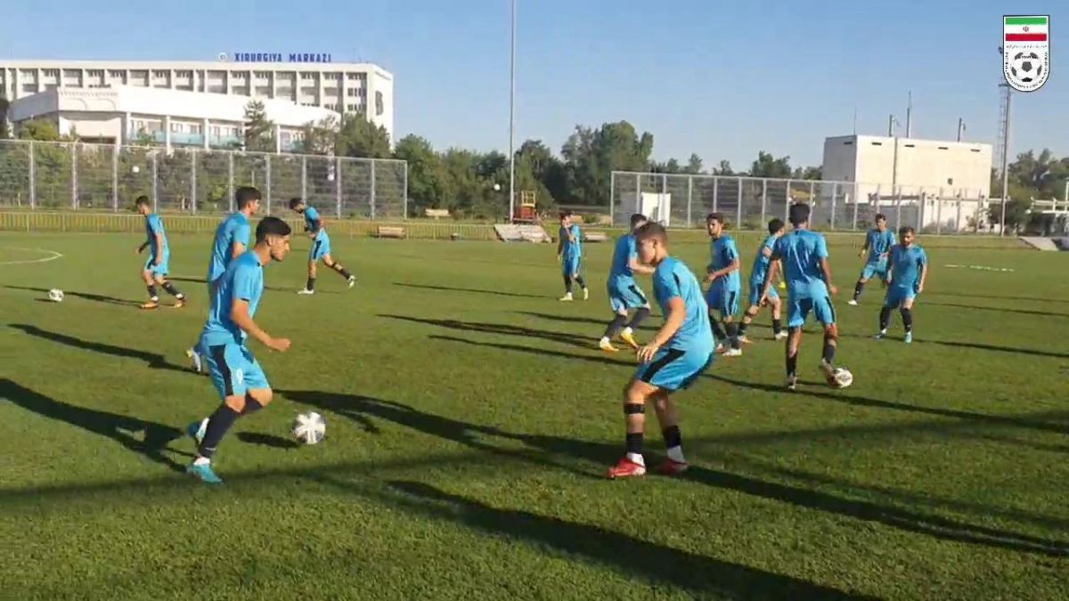 تمرین امروز تیم ملی فوتبال امید در تاشکند (10 خرداد)
