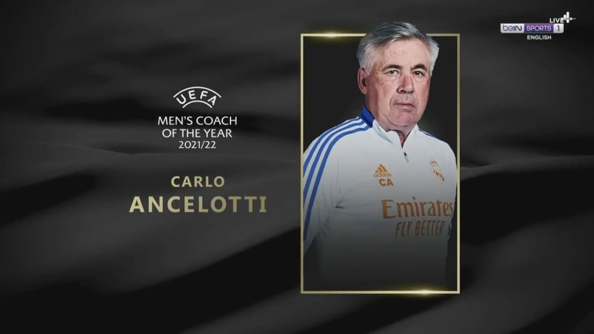 کارلو آنچلوتی بهترین مربی سال اروپا شد