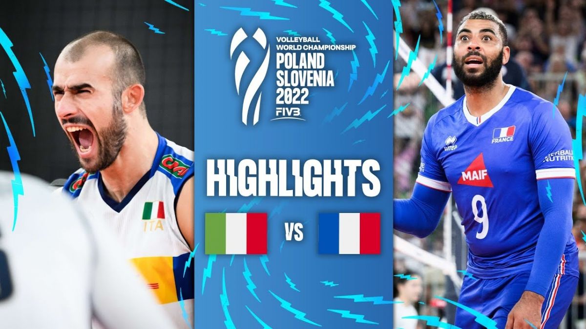 خلاصه بازی ایتالیا 3-2 فرانسه (والیبال قهرمانی جهان 2022)