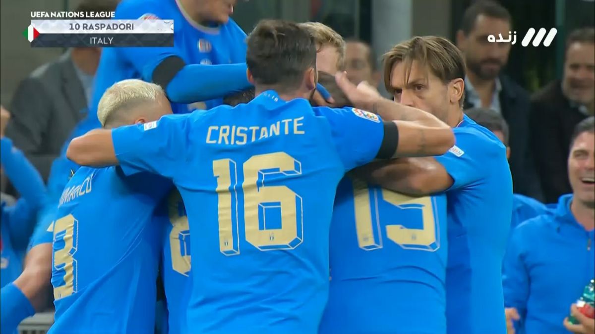 گل اول ایتالیا به انگلیس (راسپادوری)