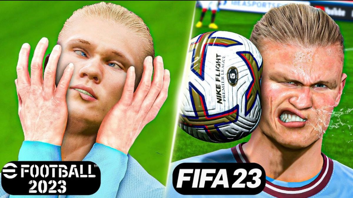 مقایسه قسمت های مختلف FIFA23 و eFootball2023