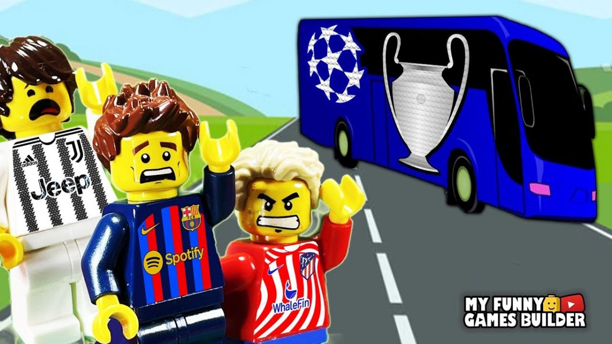 شبیه سازی حذف یوونتوس ، بارسلونا و اتلتیکو از لیگ قهرمانان با عروسک لگو