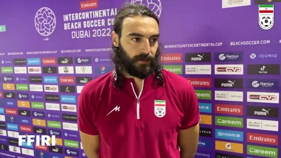 صحبتهای امیرحسین اکبری پس از پایان بازی نیمه نهایی جام بین قاره ای