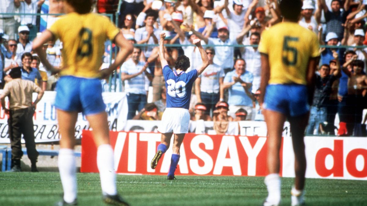 نوستالژی جام جهانی/ هتریک تاریخی پائولو روسی در مقابل برزیل (جام جهانی 1982)