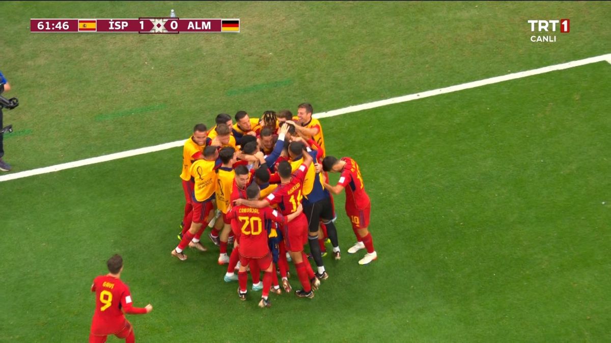 گل اول اسپانیا به آلمان (آلوارو موراتا)