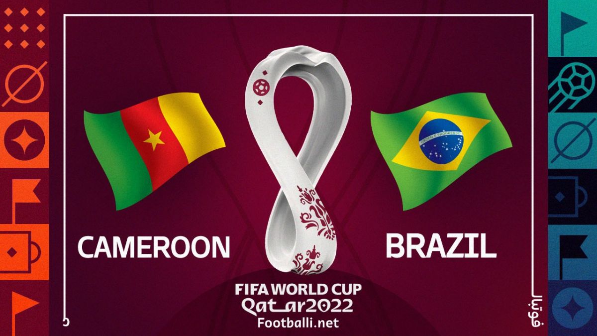 خلاصه بازی کامرون 1-0 برزیل (صعود برزیل)