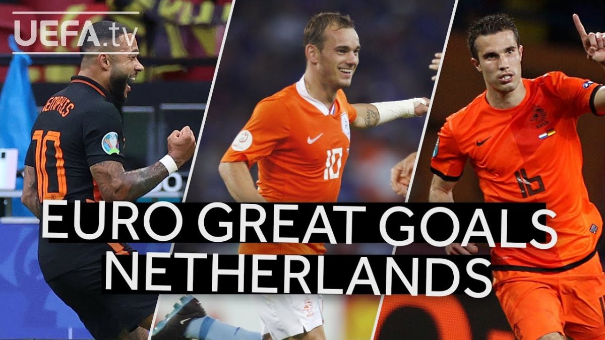 برترین گلهای تیم ملی هلند در رقابت های جام ملتهای اروپا