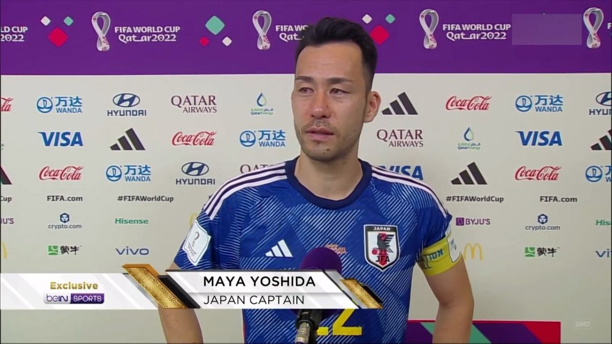 صحبت‌های همراه با اشک کاپیتان ژاپن بعد از حذف از جام جهانی